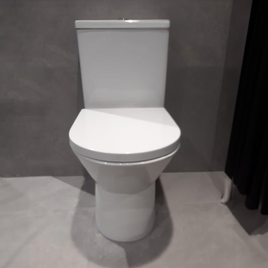 Annabel Round Fully Shrouded Rimless WC Toilet