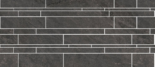 Pattern of dark gray rectangular tiles