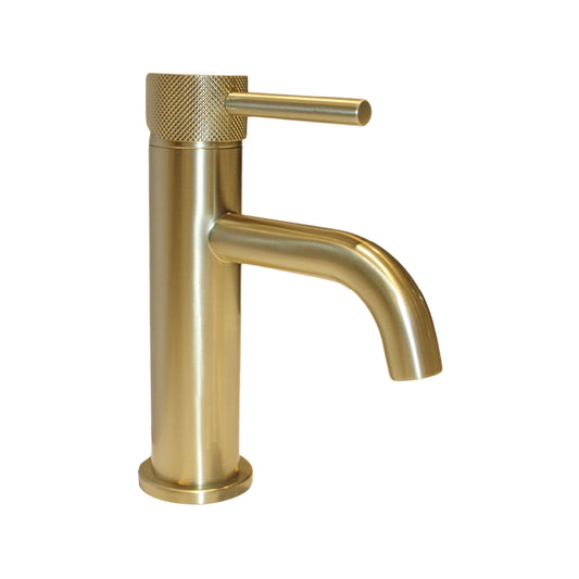 Carne Brushed Brass Basin Mono Mixer