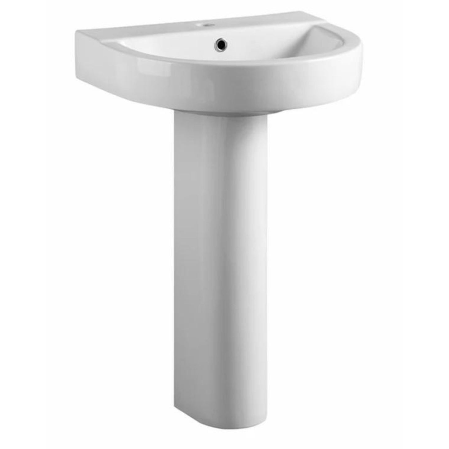 Turin Washbasin + Pedestal 500 x 400mm