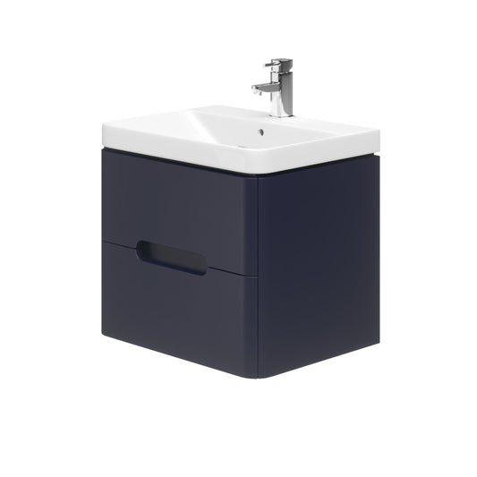 Carvello 600mm Wall Hung Indigo Vanity Unit