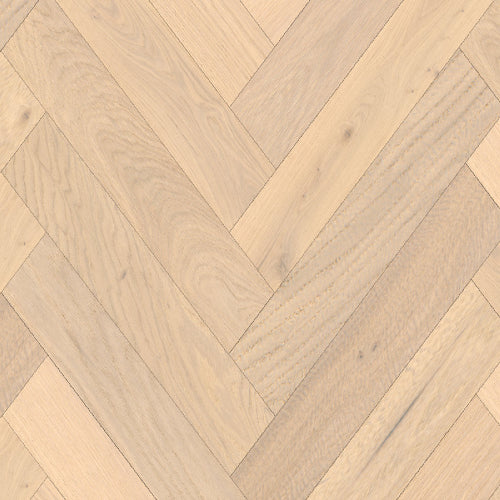 Wooden floor with herringbone pattern