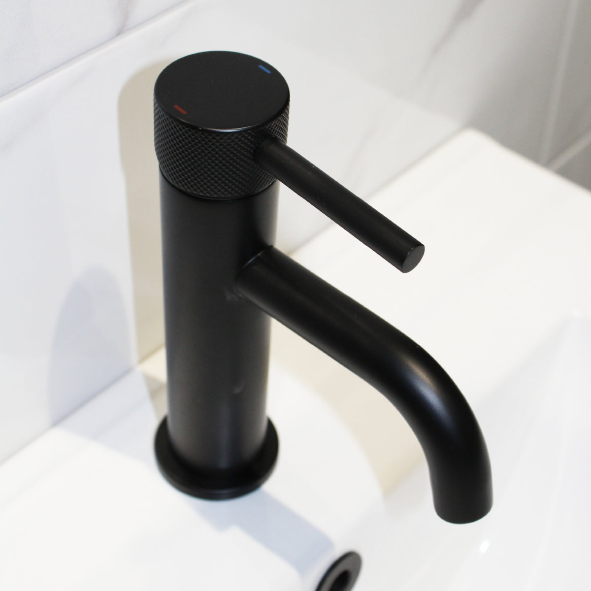 Carne Matt Black Basin Mono Mixer