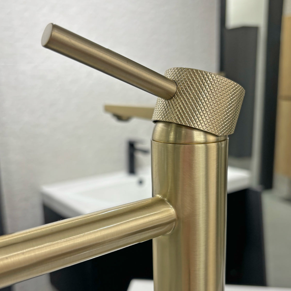 Carne Brushed Brass Tall Basin Mono Mixer