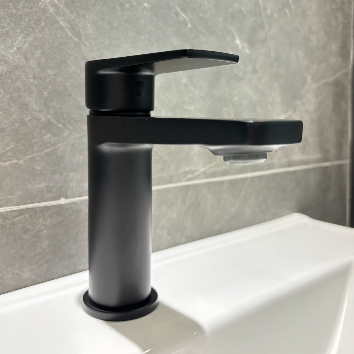 Clody Matt Black Basin Mono Mixer