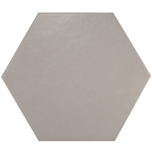 Grey hexagonal tiles