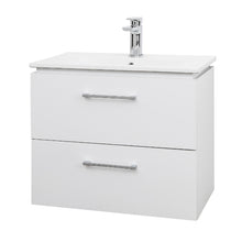 Load image into Gallery viewer, Weston 600mm 2 Drawer Wall Hung Vanity Unit White