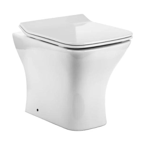 A white Arma Back to Wall WC toilet with a modern design and concealed cistern.