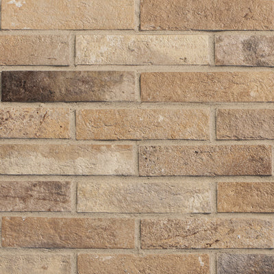 Bristol Cream Brick Effect Wall Tile 6x25cm