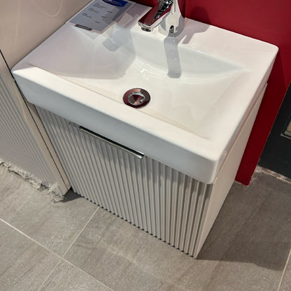 Pedro 500 Cloakroom Unit + Basin- Cashmere