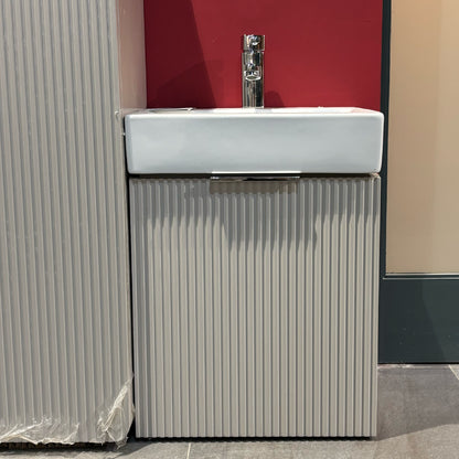 Pedro 500 Cloakroom Unit + Basin- Cashmere