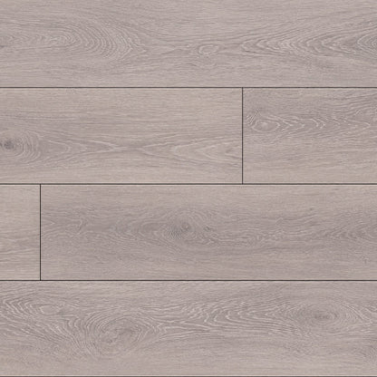 Close-up of gray wood-patterned tiles
