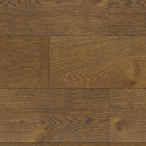 Close-up of wooden flooring with a brown finish
