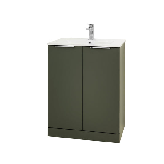 Weston 600mm 2 Door F/S + Basin - Sage Green
