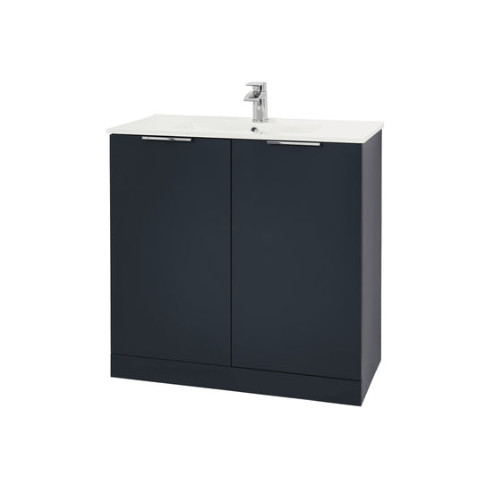 Weston 800mm 2 Door F/S + Basin - Fijord Blue