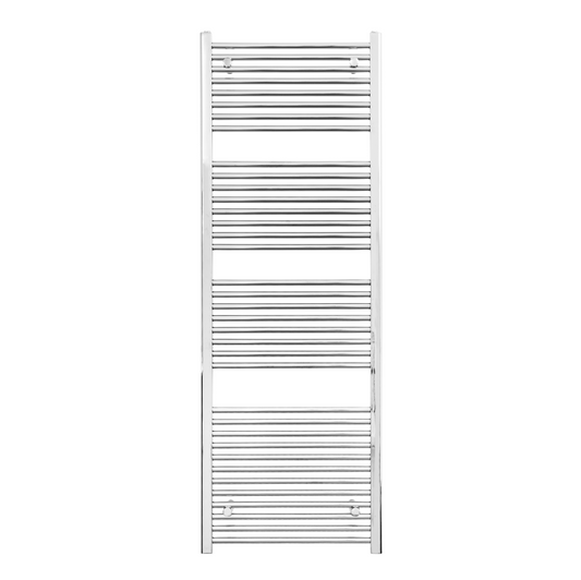 Straight Chrome Heated Towel Rail - 1750x600mm