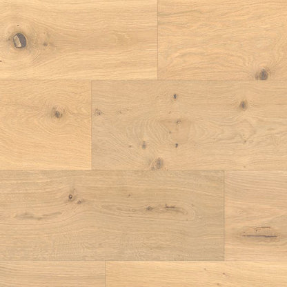 Close-up of wooden flooring with a natural finish