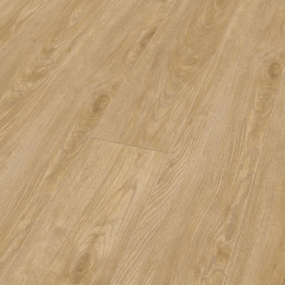 Close-up of a wooden floor with a clear plastic overlay