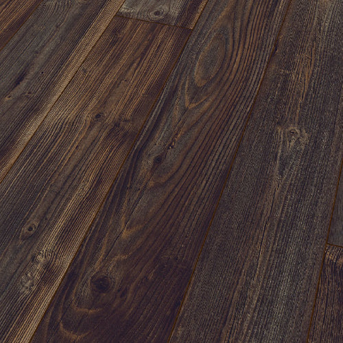 Close-up of dark wood flooring with visible grain and texture