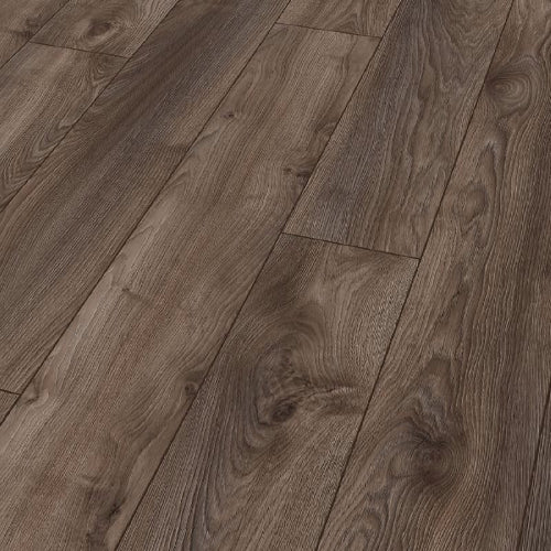 Close-up of brown wooden flooring with visible grain and texture
