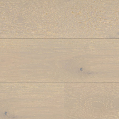 Close-up of a wooden floor with a beige color and visible grain pattern.