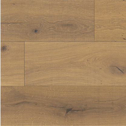 Close-up of wooden flooring with a natural finish