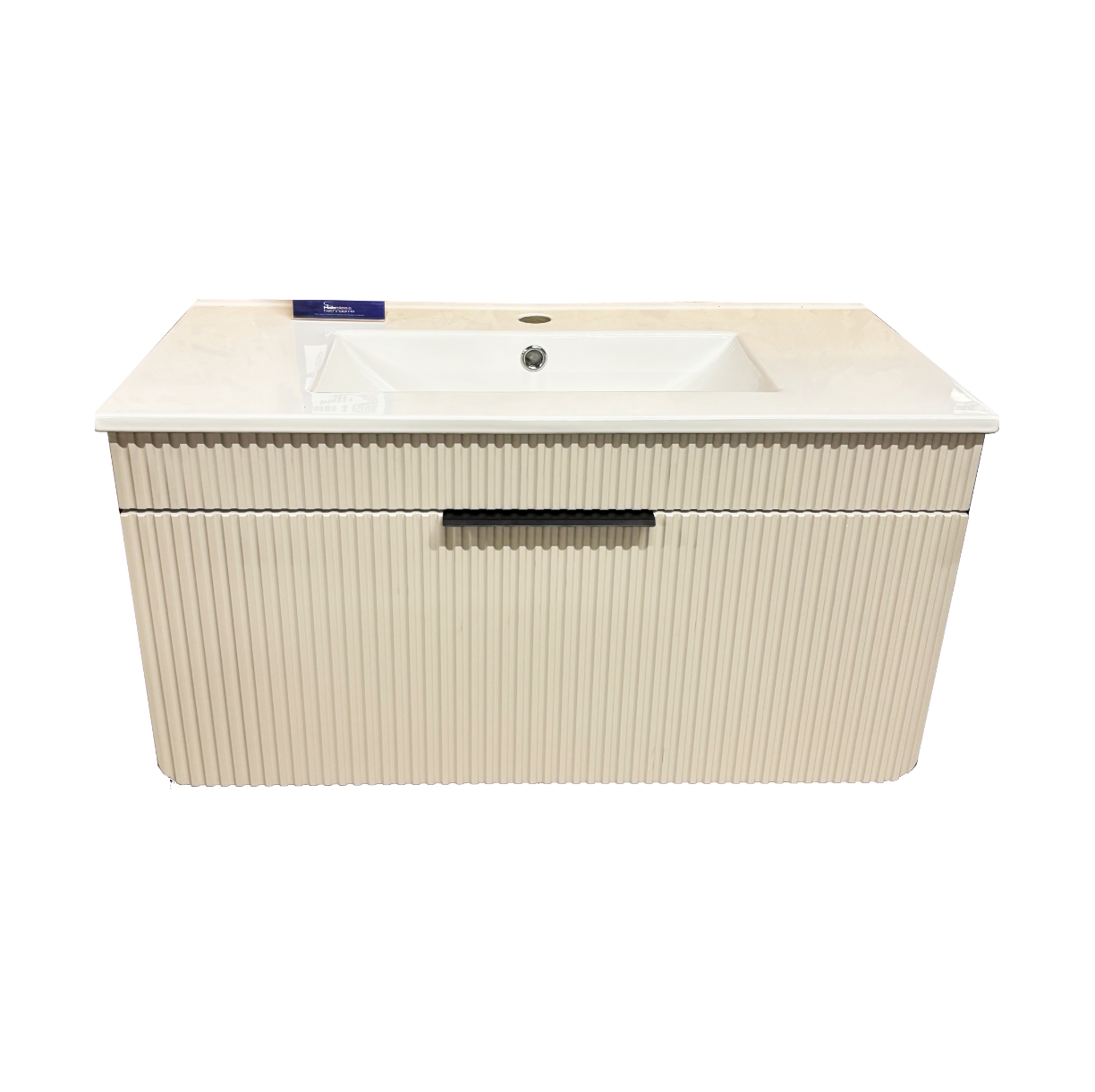 Pedro 800mm 1 Drawer W/H - Cashmere