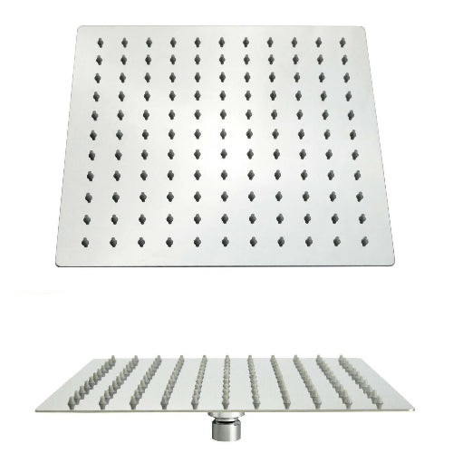 Square Stainless Drench Head 200mm stainless steal