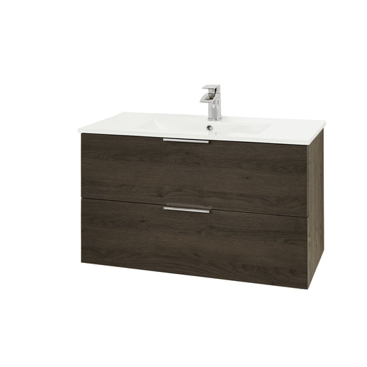 Weston 2 Drawer Wall Hung Vanity Unit 800mm
