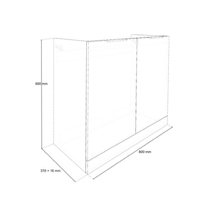 Weston 800mm 2 Door F/S