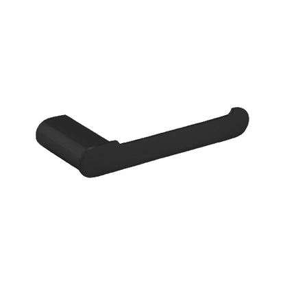 A brushed brass toilet roll holder with a sleek and stylish design, suitable for contemporary bathroom interiors.