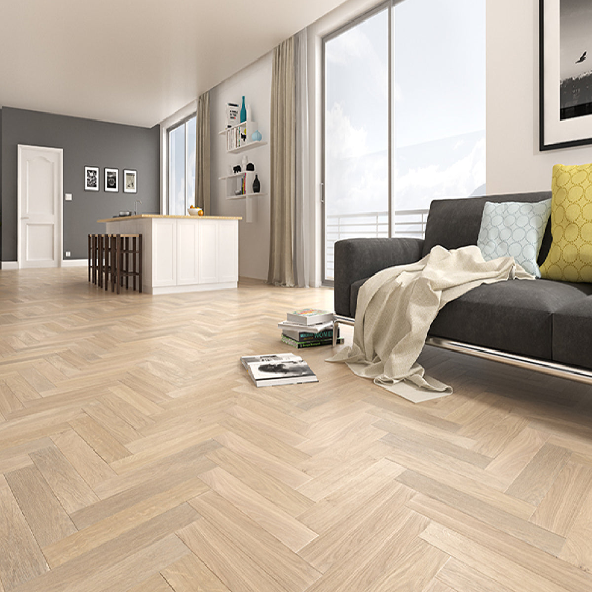 Herringbone 90mm x 450mm x 18mm