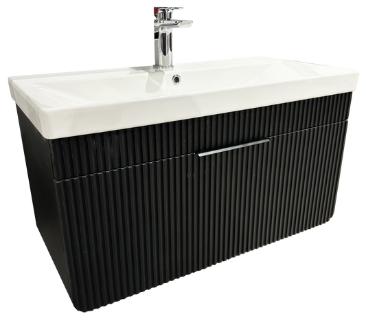 Pedro 500 1 Drawer Wall - Black