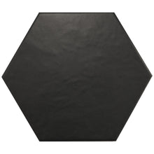 Load image into Gallery viewer, Black hexagonal tile
