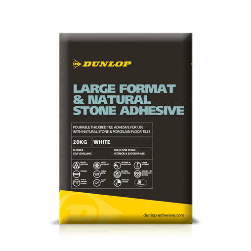Dunlop Large Format Tile Adhesive Grey 20kg