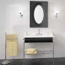 Load image into Gallery viewer, Lifestyle image of evolution blanco brillo tiles in bathroom setting