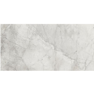 Boutique 60cm x 120cm White Matt Marble effect porcelain tile