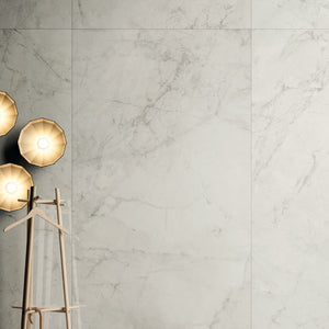 Boutique White Marble effect porcelain tile