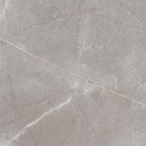 Boutique 60cm x 60cm Grey Shiny Marble Effect Porcelain Tiles
