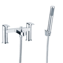 Load image into Gallery viewer, Mahon chrome bath shower mixer tap and hose