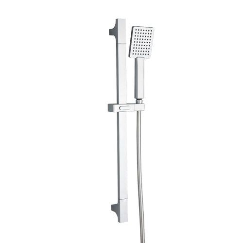 High end square shower slider kit