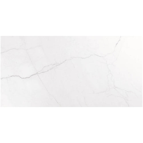 Halo Pul polished white porcelain floor tiles