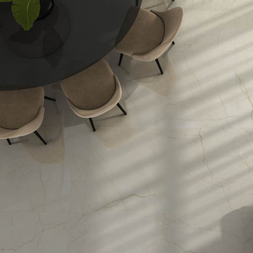 Halo Pul polished beige porcelain floor tiles