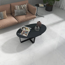 Load image into Gallery viewer, Halo Pul polished white porcelain floor tiles