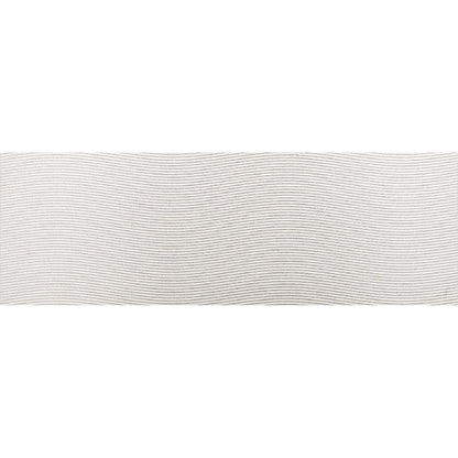 25cm x 75cm white rectified tiles with curve decor