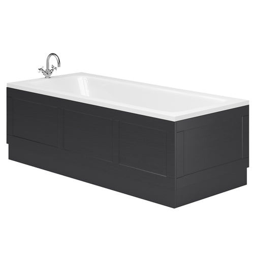 Lambeth 1800mm Front Bath Panel Graphite Ash