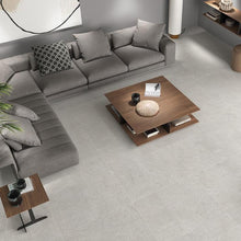 Load image into Gallery viewer, Matt grey floor tiles in living room
