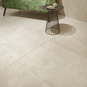 Shellstone stone effect tile on floor