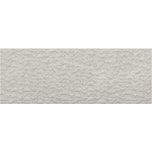 Grey decor wall tile 33.3x90